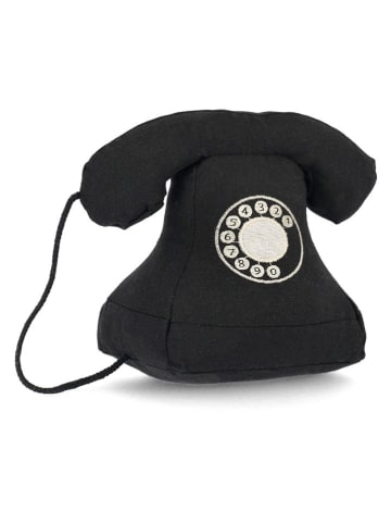 Bizzotto Deurstopper "Telephone" zwart - (B)24 x (H)20 cm