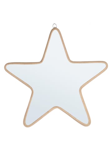 Bizzotto Wandspiegel "Mozambico'' beige - (B)40 x (H)38 cm