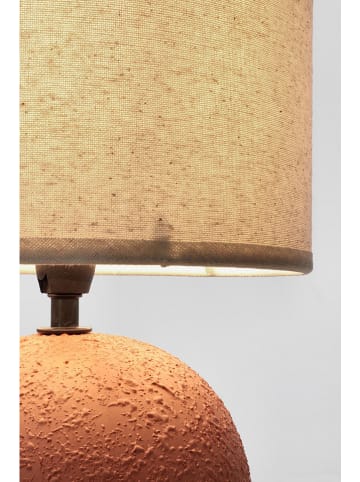 Bizzotto Lampa stołowa "Irvin" w kolorze jasnobrązowym - wys. 32 x Ø 20 cm