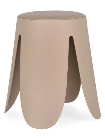 Bizzotto Hocker ''Imogen'' in Beige - (H)47 x Ø 37 cm