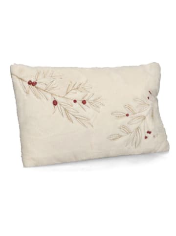 Bizzotto Kissen "Winterberg" in Creme/ Rot - (L)50 x (B)30 cm