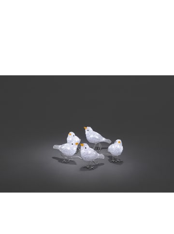 Konstsmide LED-Girlande in Weiß - (H)10 cm