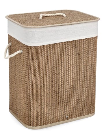 Bizzotto Wäschekorb ''Zahara'' in Hellbraun - (B)40 x (H)50 x (T)30 cm