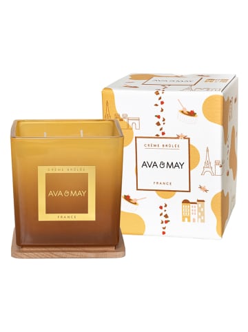 AVA & MAY Świeca zapachowa "Crème Brûlée" - 450 g