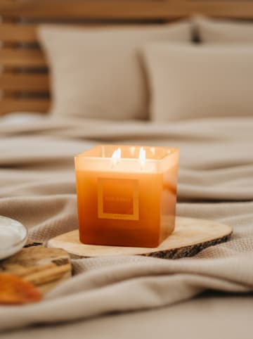 AVA & MAY Duftkerze "Pumpkin Pie" in Orange - 550 g