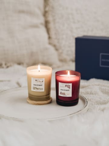 AVA & MAY 2-częściowy zestaw prezentowy "Grapes & Bubbles" - 180 g