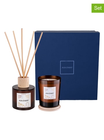 AVA & MAY 2-częściowy zestaw prezentowy "Persia" w kolorze brązowym