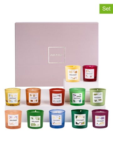 AVA & MAY 12tlg. Geschenkset "City Trip" in Bunt - 30 g