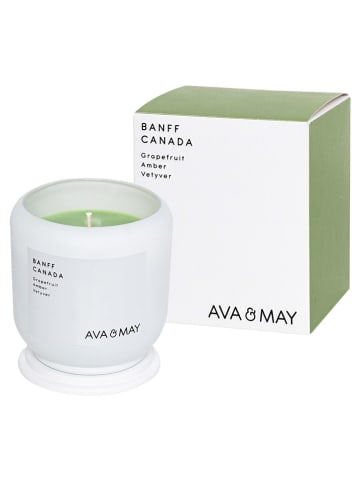 AVA & MAY Duftkerze "Banff" in Grün - 200 g