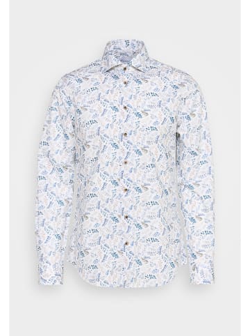 PROFUOMO Blouse wit/blauw