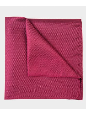 PROFUOMO Zijden sjaal bordeaux - (B) 28 x (L) 28 cm