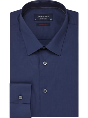 PROFUOMO Hemd - Super Slim fit - in Dunkelblau