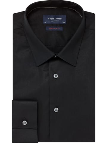 PROFUOMO Hemd - Super Slim fit - in Schwarz