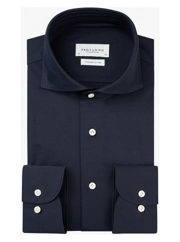 PROFUOMO Blouse donkerblauw