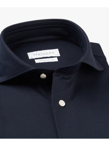 PROFUOMO Blouse donkerblauw