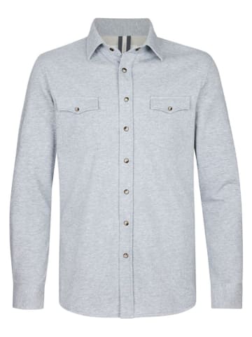 PROFUOMO Blouse lichtgrijs