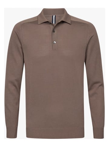 PROFUOMO Poloshirt in Braun