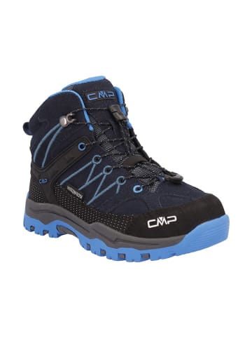 CMP Leder-Trekkingschuhe "Rigel" in Schwarz/ Blau