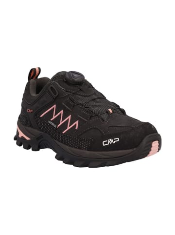 CMP Leder-Trekkingschuhe "Rigel" in Schwarz/ Rosa