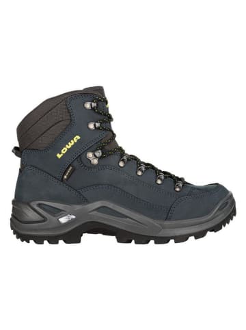 LOWA Leder-Wanderschuhe "Renegade GTX Mid" in Dunkelblau