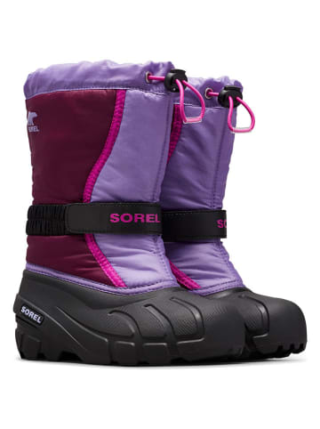 Sorel Winterboots "Flurry" in Lila/ Schwarz