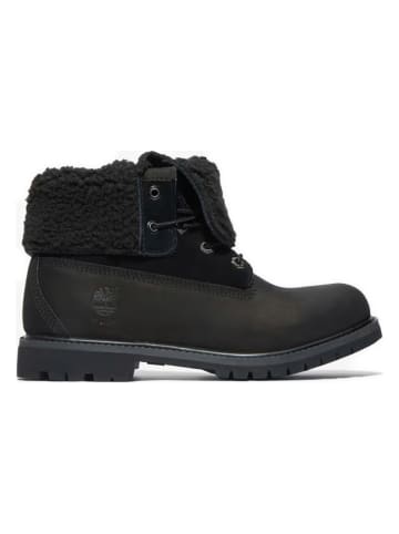 Timberland Leder-Boots in Schwarz