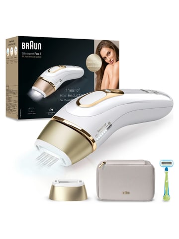 Braun IPL-Haarentfernungsgerät "Silk-expert Pro IPL PL5052" in Weiß/ Gold