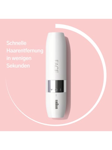 Braun Mini-Gesichtsrasierer "Face Mini Hair Remover FS1000" in Weiß