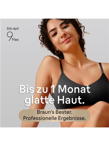 Braun Epilierer "Silk-épil 9 SES9-060 3D" in Weiß/ Gold