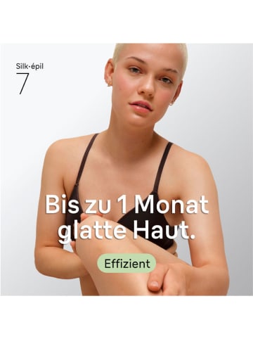 Braun Epilierer "Silk-épil 7 SE7-041" in Weiß/ Grau