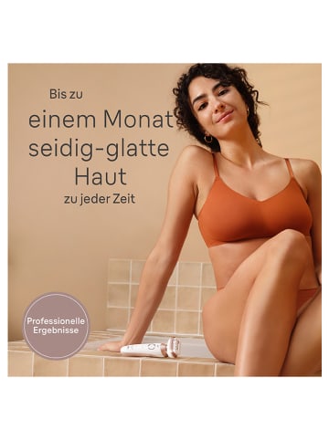 Braun Depilator "Silk-épil 9-030 3D" w kolorze biało-jasnoróżowym