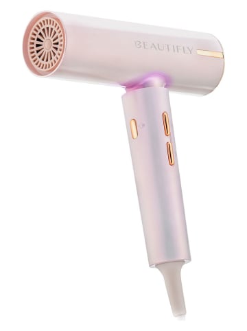 Beautifly Haardroger "CandyFlow'' wit/goudkleurig