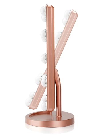 Beautifly Ledspiegel "GlamourVue'' roségoudkleurig