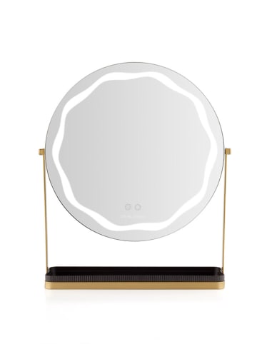 Beautifly Led-spiegel goudkleurig - (L)60 × (B)52 cm