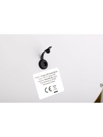 Beautifly LED-Spiegel in Gold - (L)60 × (B)52 cm