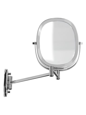 Beautifly Lusterko LED "Dual" w kolorze srebrnym