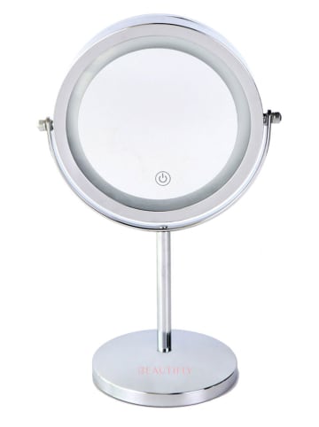 Beautifly Lusterko LED "Looking" w kolorze srebrnym