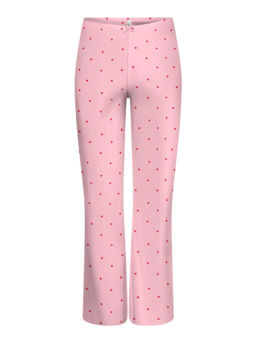 ONLY Pyjama-Hose "Fenja" in Rosa