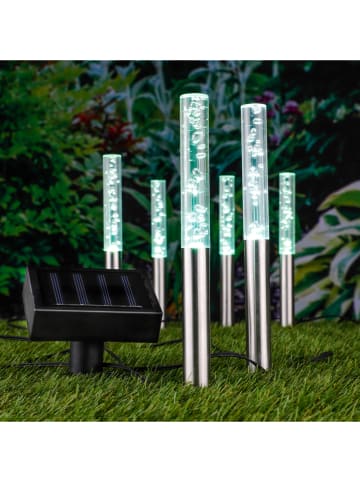 Garden Hero LED-Solar-Gartenstecker "Bubbles" mit Farbwechsel - (H)28,5 cm