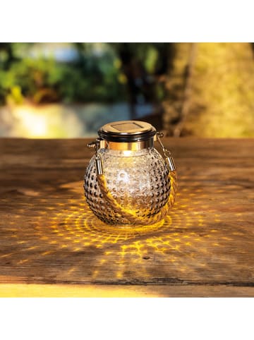 Garden Hero Solarna lampa dekoracyjna LED w kolorze ciepłej bieli - wys. 12,5 x Ø 10,5 cm