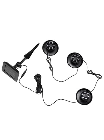 Garden Hero Lampa solarna LED w kolorze czarnym pod wodę - wys. 10,5 cm