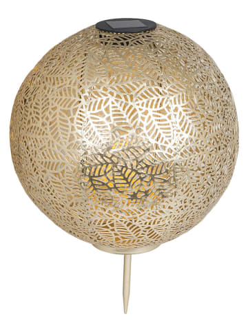 Garden Hero Solarna lampa ogrodowa LED w kolorze złotym na trzonku - Ø 30 cm