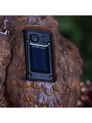 Garden Hero LED-Solar-Dekoobjekt in Hellbraun/ Weiß - (H)20,5 cm