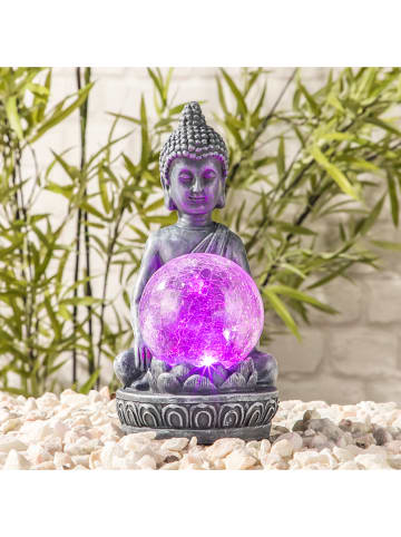 Garden Hero Decoratieve ledsolarlamp met kleurwisselfunctie - (H)19,5 cm