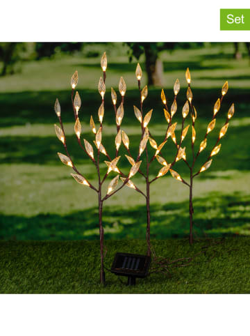 Garden Hero Solarne lampy ogrodowe LED (3 szt.) w kolorze ciepłej bieli na trzonku