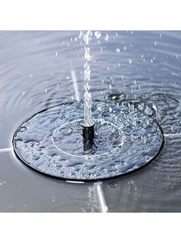 Profigarden Solarna fontanna ogrodowa w kolorze czarnym