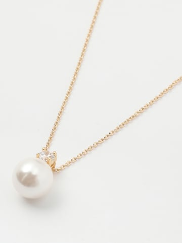 U.S. Polo Assn. Pozłacany naszyjnik z zawieszką - dł. 38 cm