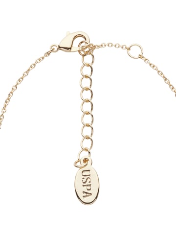 U.S. Polo Assn. Vergulde armband met kristal