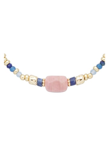 U.S. Polo Assn. Pozłacana bransoletka z kamieniami szlachetnymi