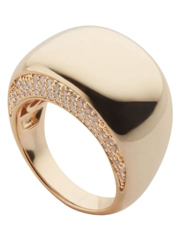 U.S. Polo Assn. Vergold. Ring mit Kristallen